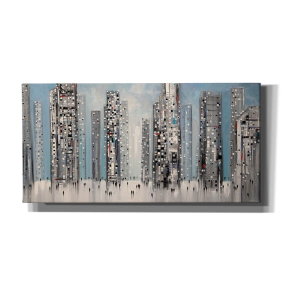 Epic Graffiti 'Streets of Manhattan' by Ekaterina Ermilkina, Canvas Wall Art, 60"x30"