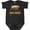 Black Leopard, variant on Inktastic South Dakota Vacation Bear Silhouette Boys or Girls Baby Bodysuit