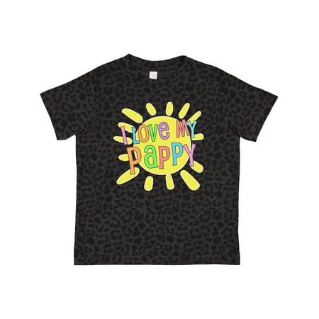 

Inktastic I Love My Pappy- Sun and Rainbow Letters Gift Toddler Boy or Toddler Girl T-Shirt