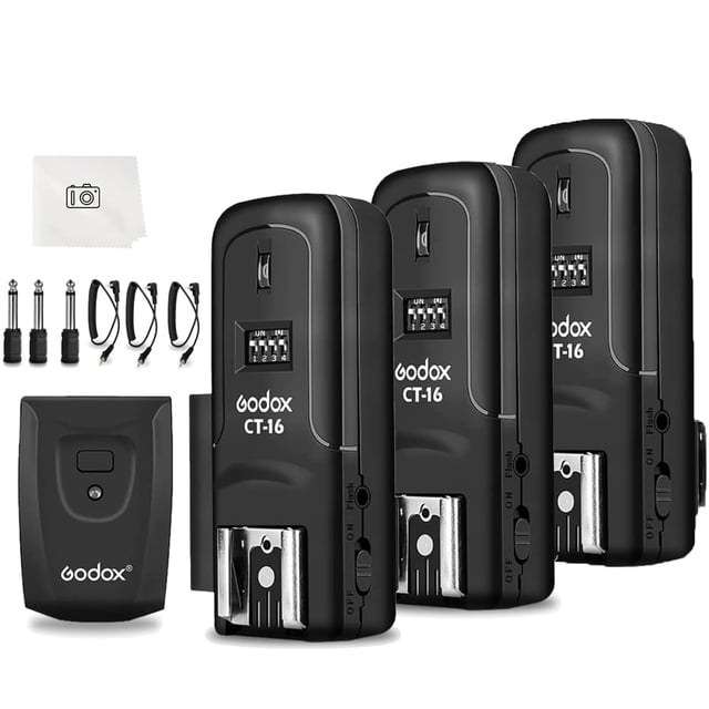 Radio inalámbrica Flash Trigger Godox CT-16 para Canon Nikon Son
