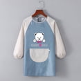 thumbnail image 4 of Delantal impermeable para niños, estudio de pintura, máscara para hombres y niñas, para comer, pintura, antiadherente, impresión para guarderías, invertida, 4 of 5