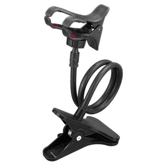 Soporte Flexible Pinza para Celular Negro