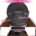 thumbnail image 3 of Peluca Youngirl Ombre Deep Wave, cabello humano #4 /27, peluca rizada para mujeres negras, cabello h, 3 of 7