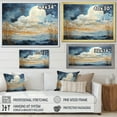 thumbnail image 4 of Designart "Clouds Celestial Wisp Collage" Landscapes Floater Framed Wall Decor, 4 of 7