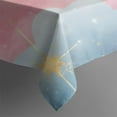 thumbnail image 5 of Pastel Cloud Starry Sky Square Tablecloth,Waterproof Square Table Cover,Wipeable Spillproof Washable Table Cover for Home Kitchen Party Decor 60"x60"(152x152cm), 5 of 6
