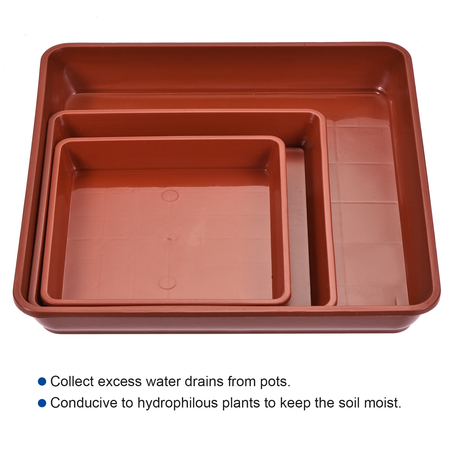 3-1/2” Square Biodegradable Pots & Tray Set