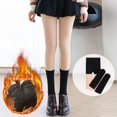 thumbnail image 1 of Dyfzdhu Woman 3-in-1 Tights Splicing Knee Length Bareleg Artifact Fuzzy Thickened Calf High Socks, 1 of 4