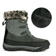 thumbnail image 2 of NORTIV 8 Women Comfort Winter Waterproof Ankle Warm Outdoor Hiking Snow Boots A0052 GREY/BLACK Size 6, 2 of 5