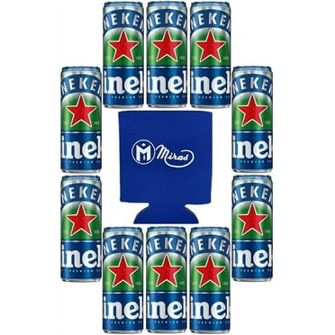 (Pack of 10) Heineken. 0.0% Non-Alcohol, Great Taste, Zero Alcohol, 11.2 Fl Oz Cans ( Trademark Foam Can Cooler Included!)