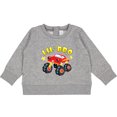 thumbnail image 2 of Inktastic Monster Truck Little Bro Baby Sweatshirt, 2 of 4