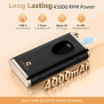 thumbnail image 6 of Professional Electric Nail Drill Rechargeable Nail File | for Acrylic & Gel, High Speed 45000RPM, Cordless, Portable Gel Polish Removal E file, Beginner Friendly, for Beauty Lovers, 6 of 10