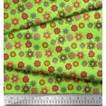 thumbnail image 3 of Soimoi Poly Georgette Fabric Artistic Floral Decor Fabric Printed Yard 52 Inch Wide, 3 of 3
