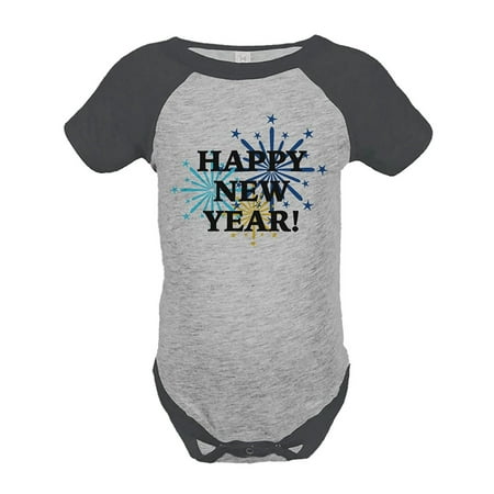 

Custom Party Shop Baby s Fireworks Happy New Year Onepiece