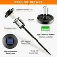 thumbnail image 3 of 6 Pack Solar Powered Garden Lights, Waterproof IP65 Outdoor Pathway Lighting for Yard and Walkway, Warm White Solar Lights for Patio and Landscape, 3 of 7