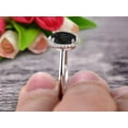 thumbnail image 3 of 1.50 Carat Oval Cut Black Diamond Moissanite Engagement Ring Wedding Anniversary Gift On 10k White Gold, 3 of 5