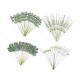 thumbnail image 4 of 65 tallos artificiales de eucalipto, hojas falsas de eucalipto, vegetación artificial novedosa para festivales de granja, cafeterías, dormitorios., 4 of 8