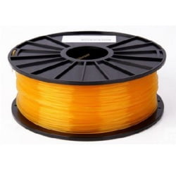 Transparent Orange 3D Printing 1.75mm PLA Filament Roll – 1 kg (1