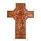 thumbnail image 3 of Crucifijo católico de madera colgante Jesús Cruz Arte Fácil Instalación Pintado a mano 26x20x18cm, 3 of 9