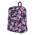 thumbnail image 2 of Mochila Jansport Unisex Cross Town Color Morado Con Flores Modelo JS0A47LW94B Jansport. CROSS TOWN, 2 of 5