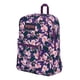 thumbnail image 2 of Mochila Jansport Unisex Cross Town Color Morado Con Flores Modelo JS0A47LW94B Jansport. CROSS TOWN, 2 of 5