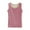 Pink, variant on Summer Plus Size Tops for Womens Fshion Solid Round-Neck Warm