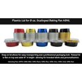 thumbnail image 4 of KitchenDance Disposable Aluminium 8 oz. Individual Cake Cups/Dessert Pans. #A8P (with Lids, Red, 100), 4 of 5