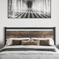 thumbnail image 2 of ZXNYH Headboard Only Wooden Headboard with Metal Slats Sturdy Rustic Headboard Easy Assembly, Twin XL/Queen/King (Queen), 2 of 7