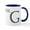 White/Navy Inside, variant on CafePress - Mr. G Mugs - 11 oz Ceramic Mug - Novelty Coffee Tea Cup