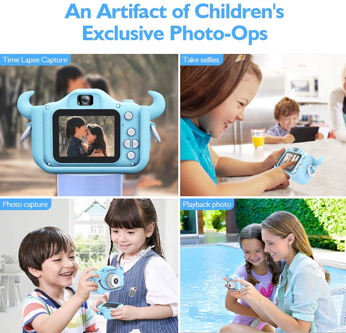Kid Camera for Girls/Boys, 3 4 5 6 7 8 9 Year Old Toys for Girls/Boys ...