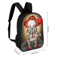 thumbnail image 2 of It Pennywise Backpack Casual Daypack School Bag Backpack Satchel Rucksack Shoulder, 2 of 5