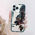 thumbnail image 3 of Funda de teléfono Arcane Jinx Anime para iPhone 11 12 Mini 13 14 Pro Max carcasa transparente, 3 of 5