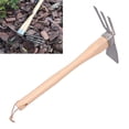 thumbnail image 4 of Gardening Hoe, Light Weight Small Volume Hoe Rake Hand Tool Fine Workmanship  For Miniature Garden For Gardening, 4 of 8