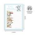 thumbnail image 2 of BLUE Emoticons Baby Shower Game — Pack of 25 — Pictionary Children's Books Baby Shower Games, Blue Polka Dot, BLUE BABY ELEPHANT emoticons Games, BOY Baby Shower Games/Shower Activity G501-EMJ, 2 of 4