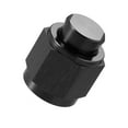 thumbnail image 5 of 2pcs 6AN AN6 Female Thread Flare Cap Block Off Tube Fitting Plug Adapter Fuel Oil Line Adaptor Aluminum Alloy Black, 5 of 6