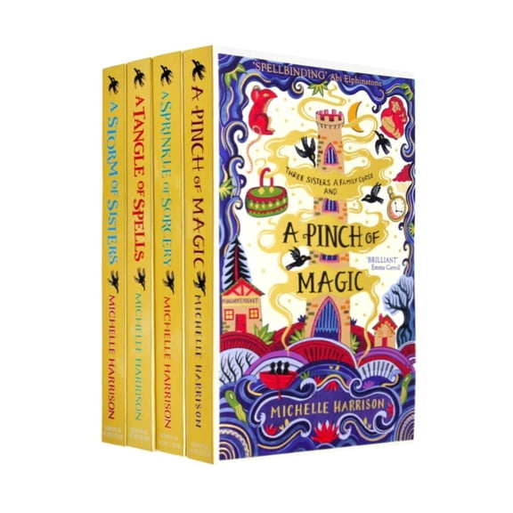 Michelle Harrison A Pinch of Magic 4 Books Collection Set  Magical Fantasy Adventure Collection