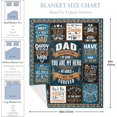 thumbnail image 4 of Valentines Day Husband Gifts, Gifts for Husband Blanket 60"x 50", Husband Gifts from Wife, Husband Birthday Gifts, Romantic Anniversary Wedding Gifts for Husband, Husband Gifts for Fathers Day, 4 of 6