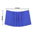 thumbnail image 2 of GoXteam Men's Bath Wrap Towel Shower Adjustable Terry Body Spa Towel with Pocket After Shower Wrap for Men Gift Spa College Bath Dorm Room Gym (Blue), 2 of 7