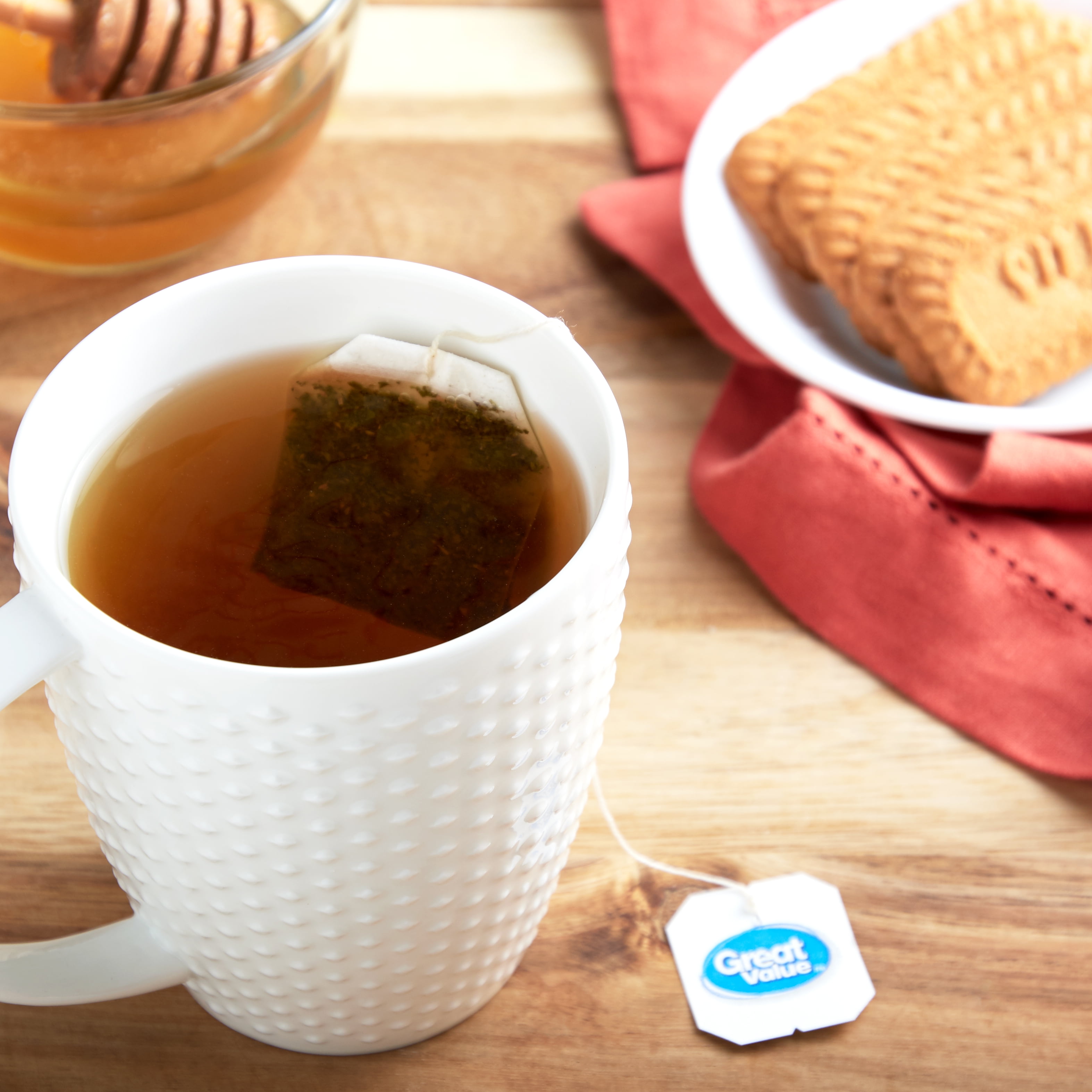 Great Value, Peppermint Herbal Tea, Tea Bags, 40 Ct