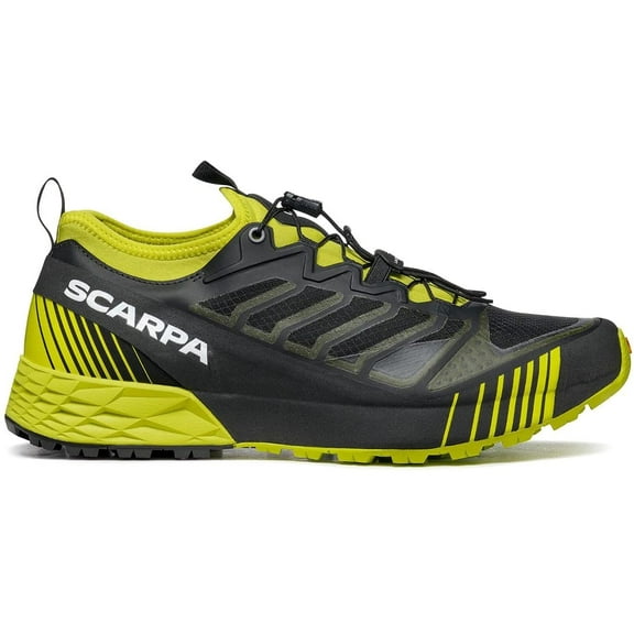 SCARPA Mens Ribelle Run Trail Shoes for Hiking and Trail Running 8-8.5 Women/7-7.5 Men Black/Lime