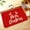 Red, variant on JingChun Merry Christmas Decorations Red Bathroom Rugs Cute Bath Mat Christmas Bathroom Decor, Bath mats for Bathroom, Non Slip Backing, Machine Washable, Bathtub,15"×23"