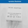 thumbnail image 5 of AC 110-240V Input DC 12V Output Supply EU Plug Waterproof Charger for CCTV Security AHD Analog Ip C, 5 of 5