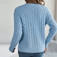 thumbnail image 4 of CaiJunJia Sweaters No Boundaries ,Women Fashion Casual Long Sleeve V-Neck Keeping Warm Outing Sweater, 4 of 6