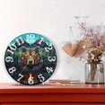 thumbnail image 6 of Bear Forest Mountains Trees 10 inch Wall Clocks Non Ticking Easy to Read Battery Decorative for Home Bathroom Kitchen Bedroom Living Room, 6 of 8