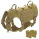 thumbnail image 3 of Arnés para perro de entrenamiento táctico militar K9 + chaleco de bolsa lateral suave grande negro bronceado esquí esquí Gafas de esquí, 3 of 5