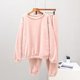 thumbnail image 1 of ZHAOCHENG Conjunto de pijama de franela de invierno para mujer, pijama de forro polar, ropa de dormir para el hogar, traje de terciopelo grueso y cálido para mujer, sudadera de otoño, pijama para muje, 1 of 3
