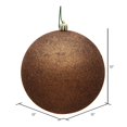 thumbnail image 2 of Vickerman N593076DG 12 Po. Boule d'Ornement de Noël Pailletée Moka, 2 of 3