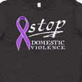 thumbnail image 4 of Inktastic Stop Domestic Violence-purple Ribbon Youth T-Shirt, 4 of 5