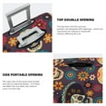 thumbnail image 3 of Fuzoiu Skulls and Flowers Print Suitcase Cover,Washable Luggage Covers for Suitcase,Elastic Luggage Protector Cover,Scratch Resistant Travel Suitcase Covers-Medium, 3 of 7