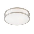 thumbnail image 1 of 50081-BS-OPL Conga 3 Light Flush - Mount - Brushed Steel, 1 of 1