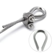 HORIALENCE 20Pcs Cable Grommet Wire Rope Sleeve for Preventing Breakage in Heavy Duty 1.02X0.71X0.20in